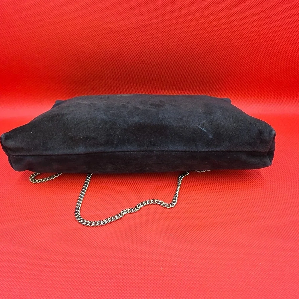 Vintage Bags by Supreme Brown Suede Chain Strap‎ 70's 80's Retro